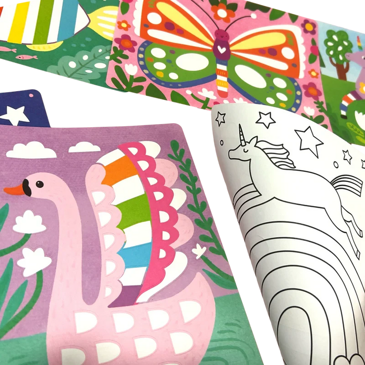 Foil-tastic Foil Art & Coloring Set - Whimsical World Activity Toy Ooly 