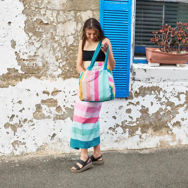 Foldaway Everyday Totes Beach Bag Dock and Bay 