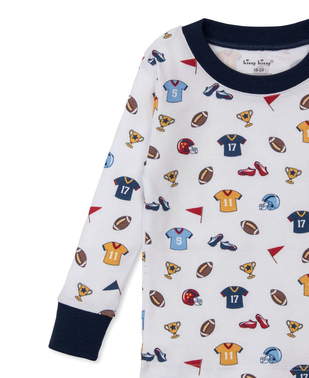 Football Fever Pajamas Set Boy Pajamas Kissy Kissy 