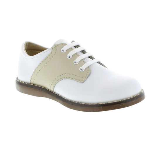 Footmate Cheer - White and Ecru Children Shoes Footmate 