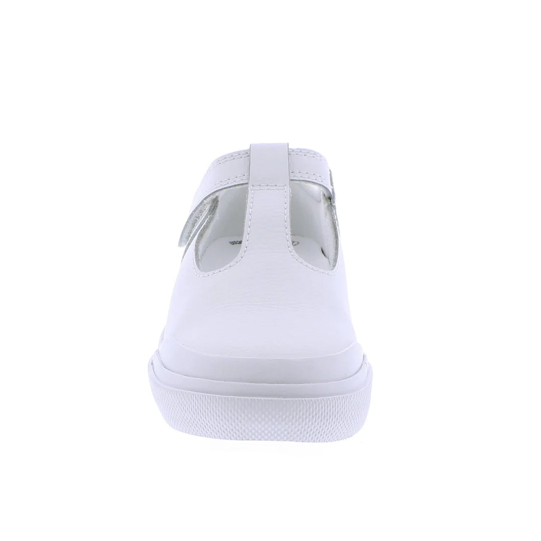 Footmates Drew - White Leather Children Shoes Footmates 