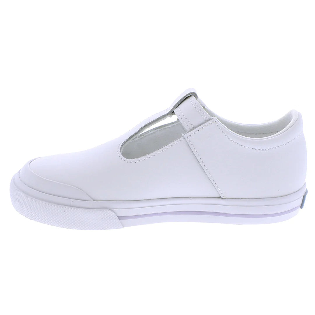 Footmates Drew - White Leather Children Shoes Footmates 