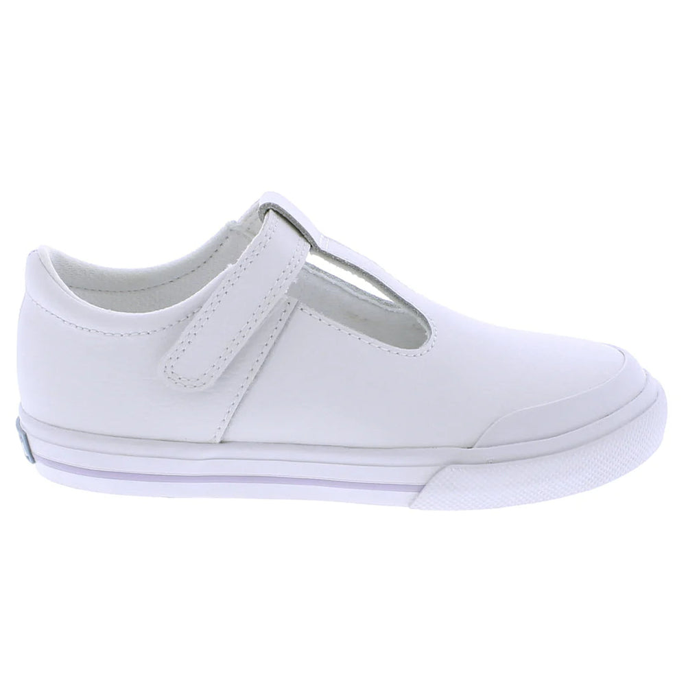 Footmates Drew - White Leather Children Shoes Footmates 