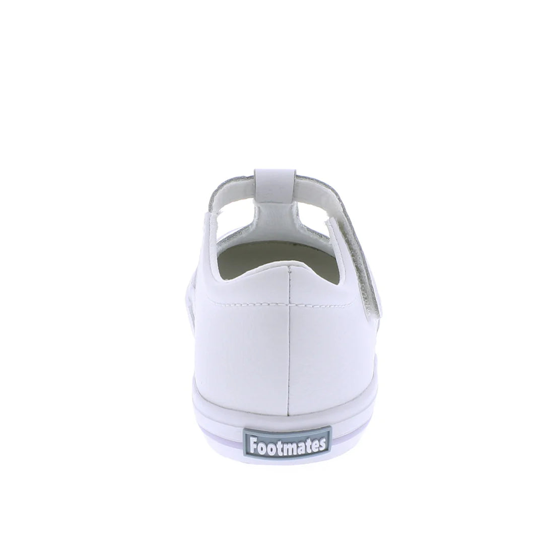 Footmates Drew - White Leather Children Shoes Footmates 