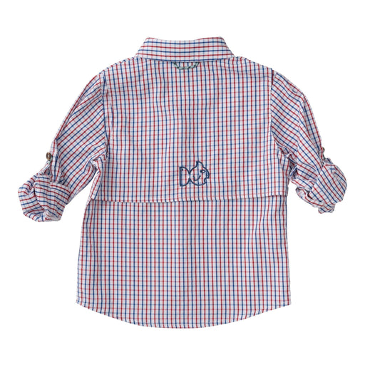 Founders' Fishing Shirt - Americana Plaid Boy Shirt Prodoh 