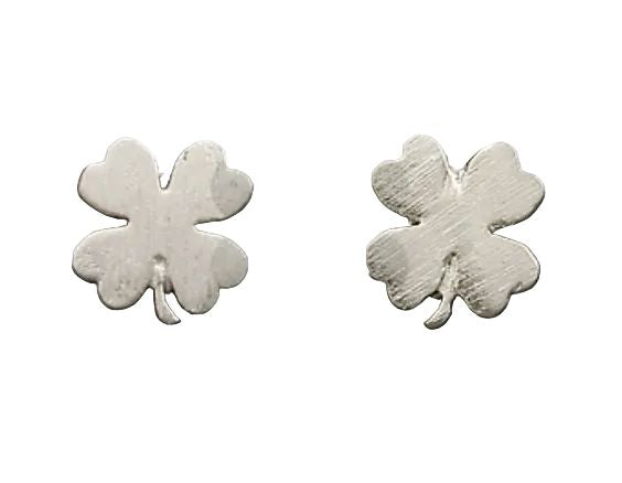 Four Leaf Clover Earrings - Silver Womens Earrings Golden Stella 