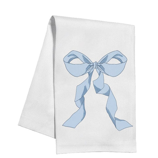 French Blue Bow Kitchen Towel Kitchen Towel Rosanne Beck 