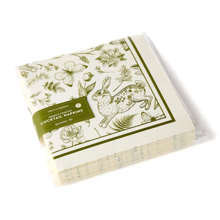 French Country Cocktail Napkins Cocktail Napkins Two's Company 
