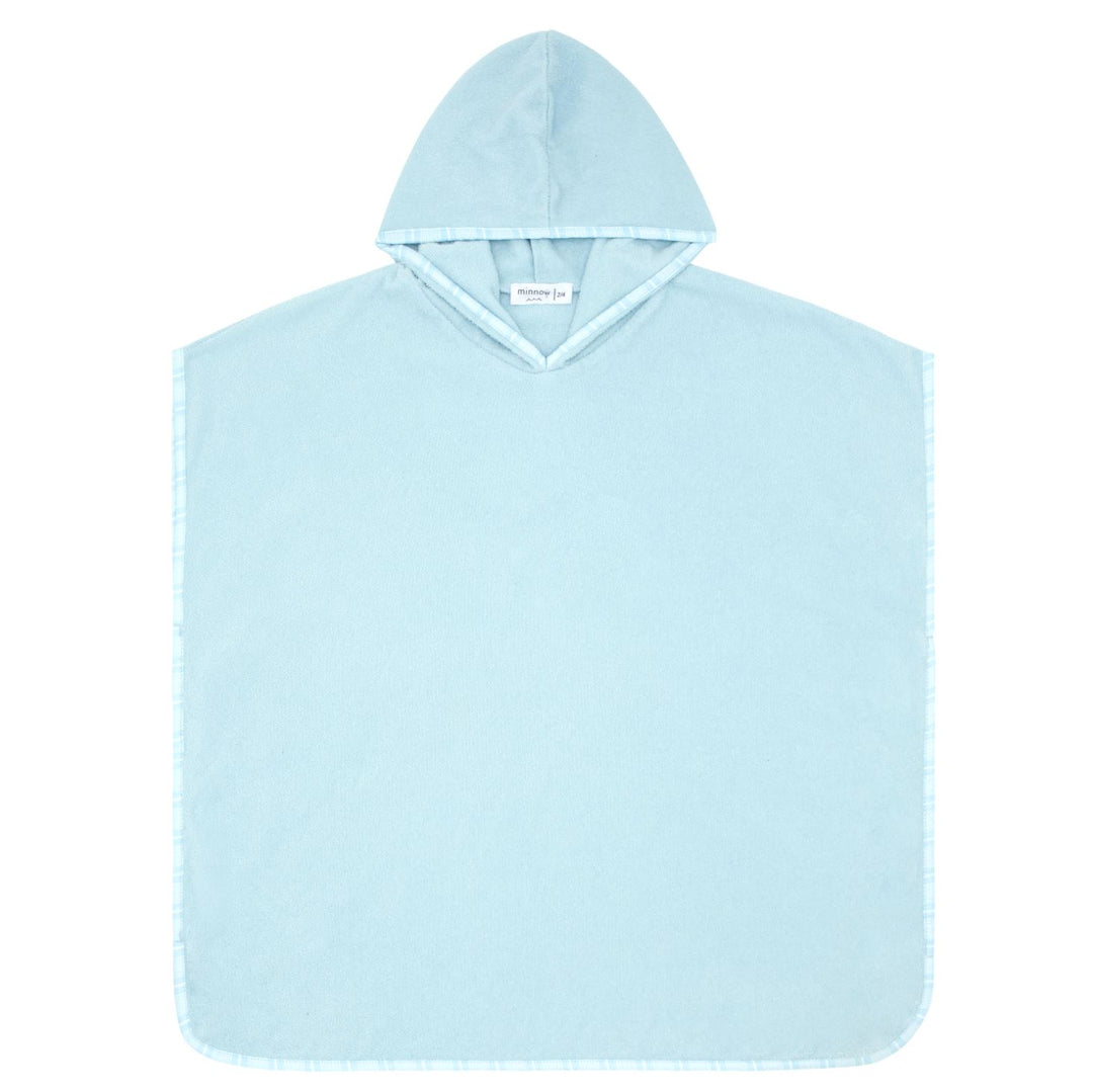 French Terry Hooded Coverup - Pacific Blue Boy Bathing Suit Minnow 