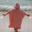 French Terry Hooded Coverup - Pink Guava Girl Coverup Minnow 