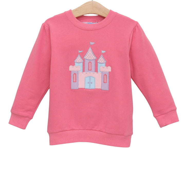 French Terry Pullover - Castle Girl Shirt Trotter Street Kids 