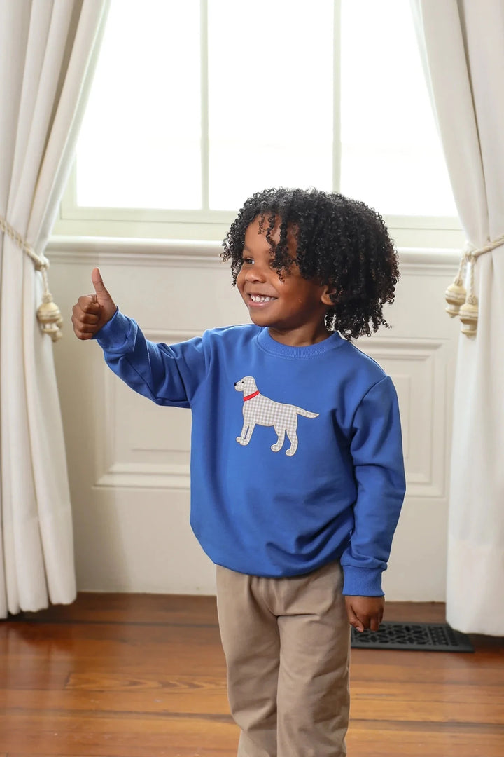 French Terry Pullover - Dog Boy Sweater Trotter Street Kids 