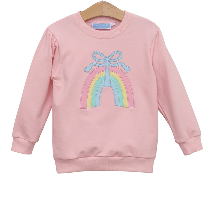 French Terry Pullover - Rainbow Girl Shirt Trotter Street Kids 