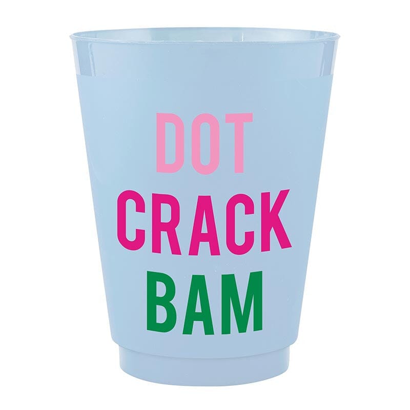Frost Cups - Dot Crack Bam Shatterproof Cups Creative Brands - Slant 