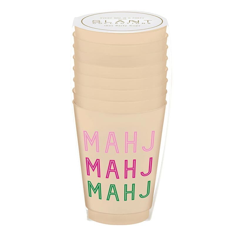 Frost Cups - Mahj Mahj Mahj Shatterproof Cups Creative Brands - Slant 