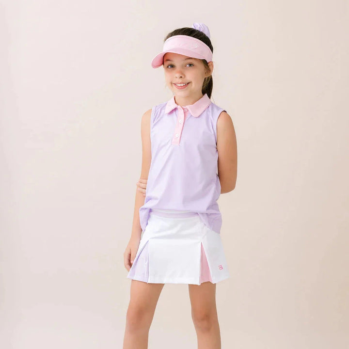 Gabby Tank - Petal Purple, Cotton Candy Pink Girl Shirt Set Athleisure 