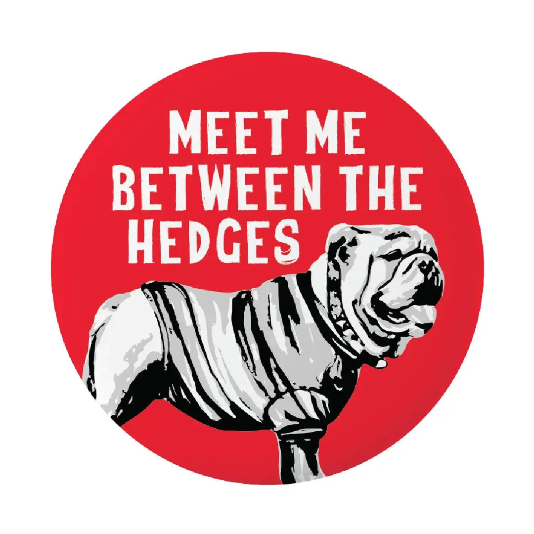 Gameday Button - Meet Me Between the Hedges Button Gameday Button Dallis Foshee 