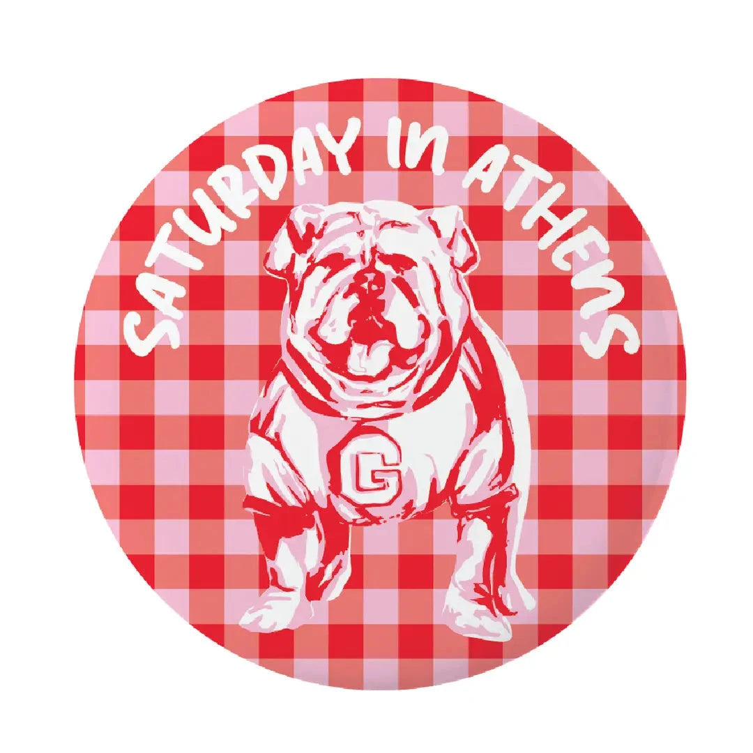 Gameday Button - Saturday in Athens Button Gameday Button Dallis Foshee 