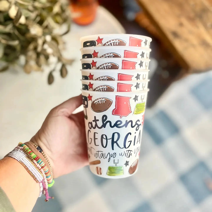 Gameday Party Cups - Athens Drinkware Happy by Rachel 