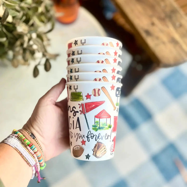 Gameday Party Cups - Athens Drinkware Happy by Rachel 