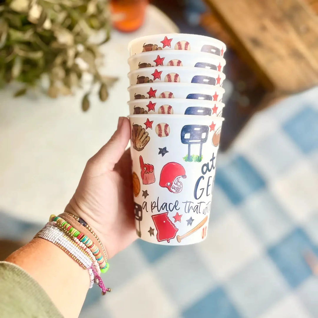 Gameday Party Cups - Athens Drinkware Happy by Rachel 