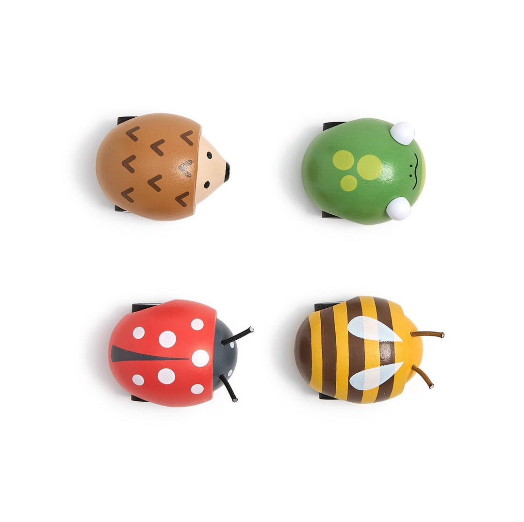 Garden Critters Wooden Pull Back Toy Activity Toy Two's Company 