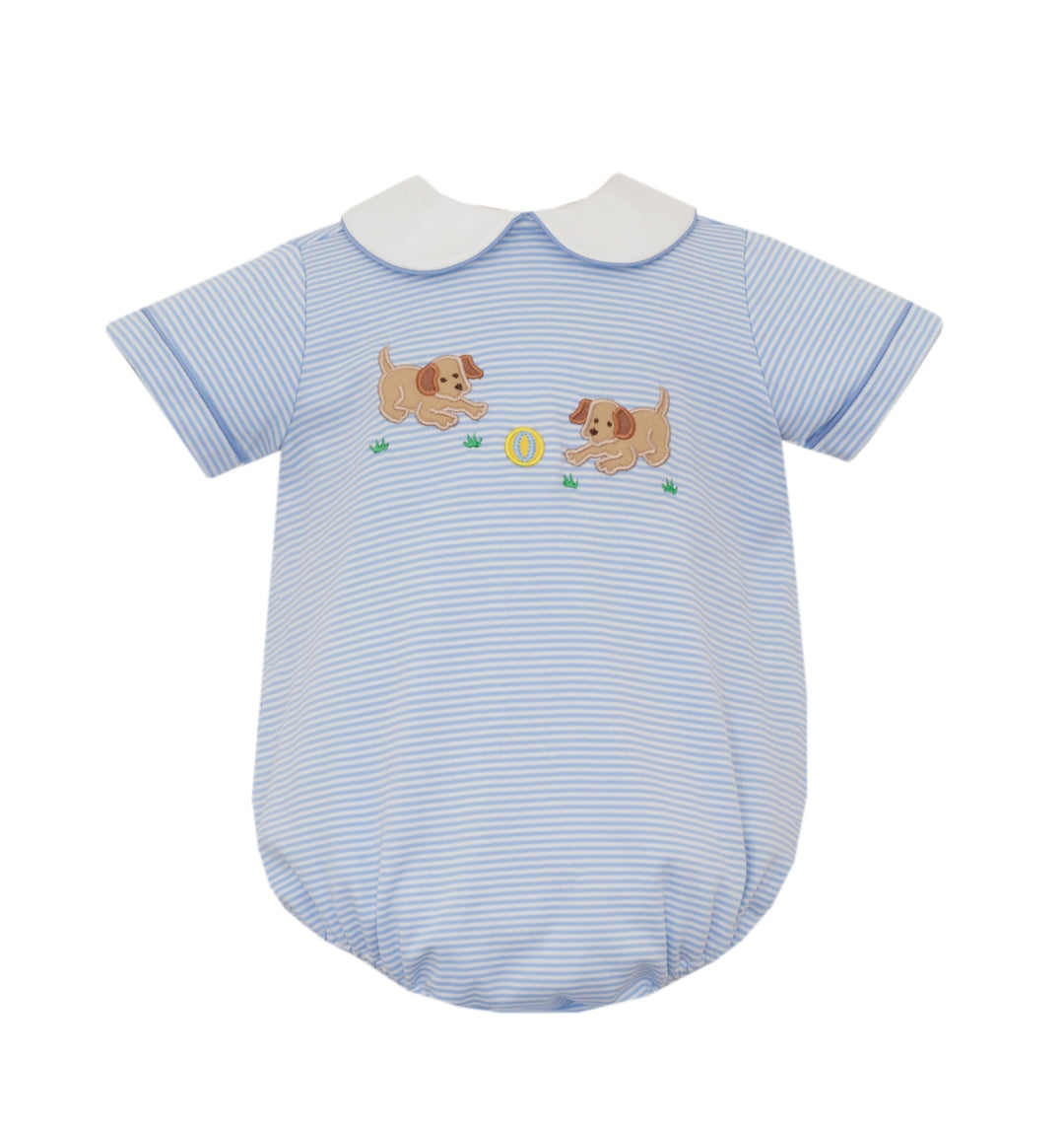 Garden Puppies Light Blue Knit Bubble Boy Bubble Claire and Charlie 