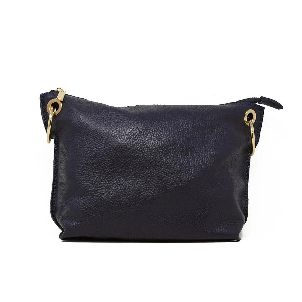 Genuine Italian Leather Crossbody Larger Bags Purse Germán Fuentes Black 