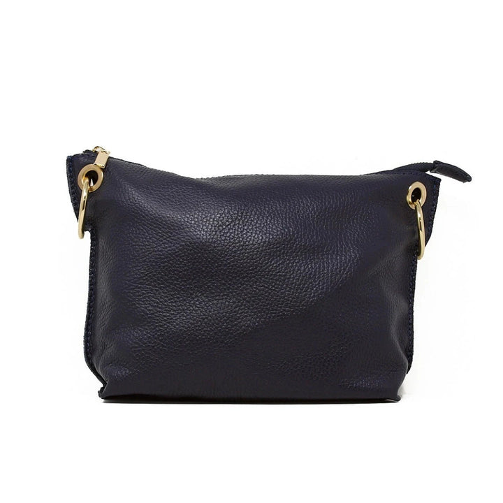 Genuine Italian Leather Crossbody Larger Bags Purse Germán Fuentes Black 