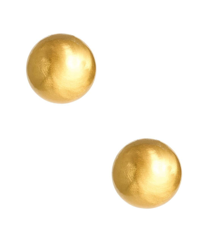 Georgia Brushed Ball Studs Womens Earrings Lisi Lerch 