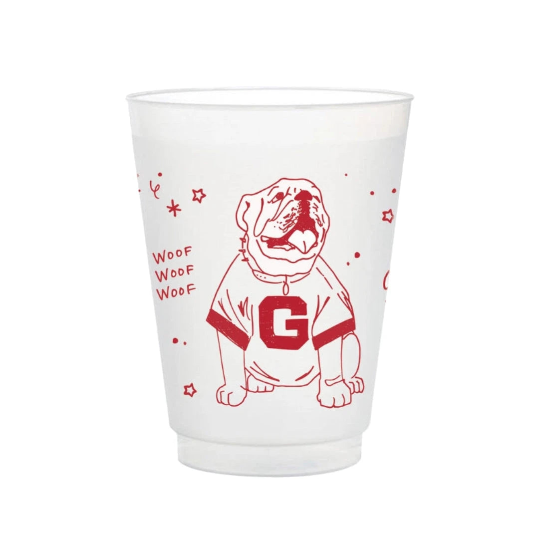 Georgia Frosted Flex Party Cup Shatterproof Cups Valiant Gifts Inc 