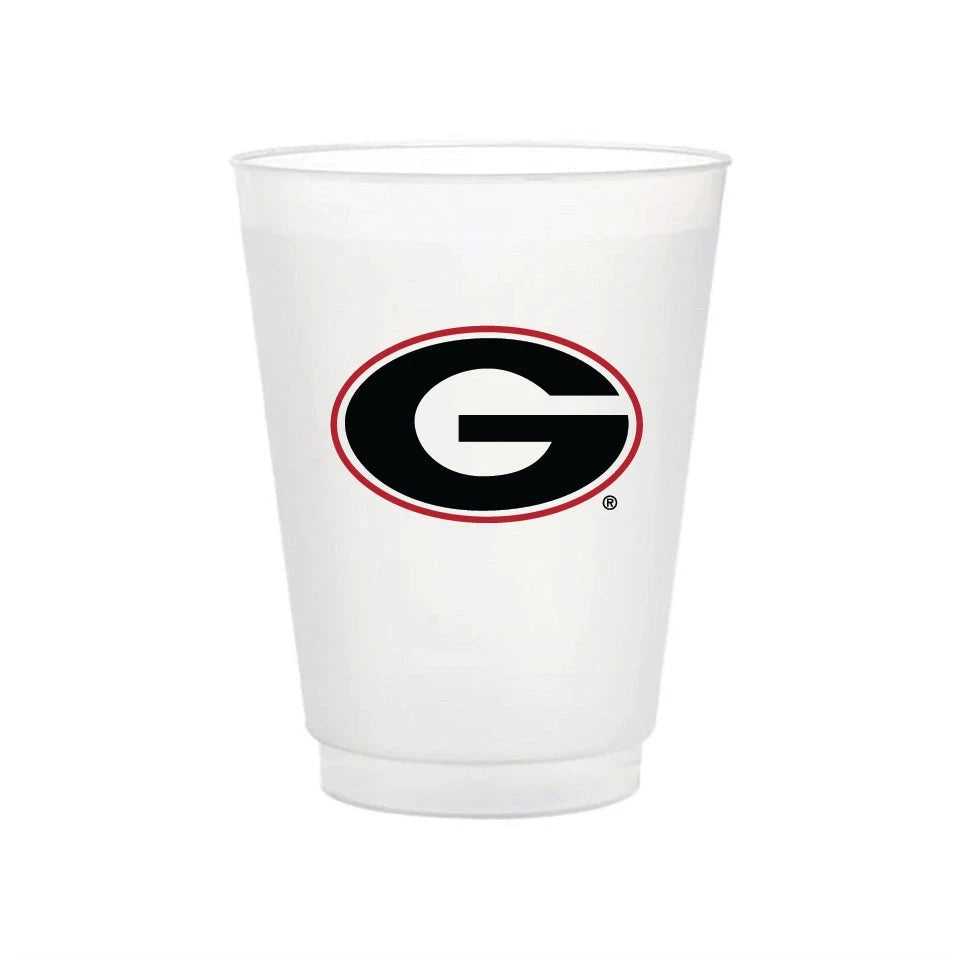 Georgia Logo Flex Cup Shatterproof Cups Valiant Gifts Inc 