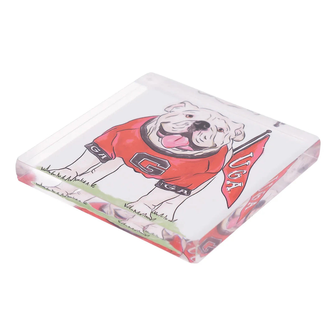Georgia Mascot Napkin Weight Napkin Holder Glory Haus 
