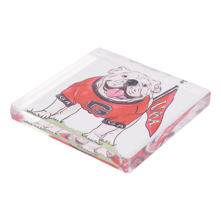 Georgia Mascot Napkin Weight Napkin Holder Glory Haus 