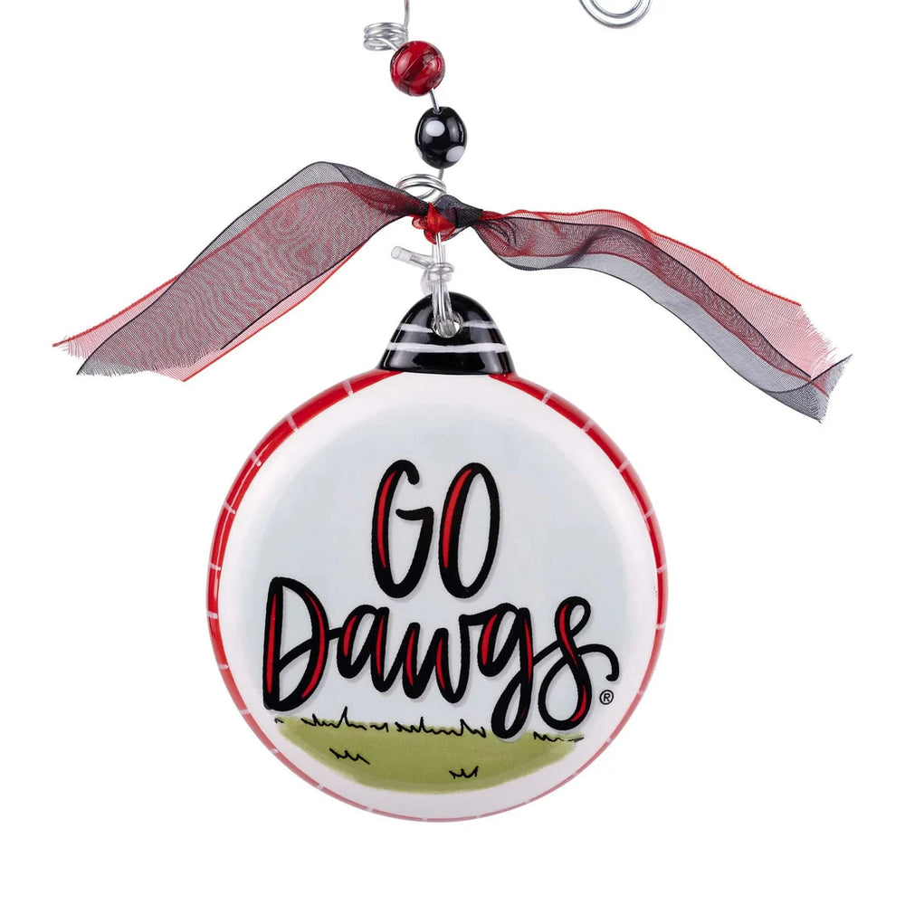 Georgia Mascot Puff Ornament Football Ornament Glory Haus 