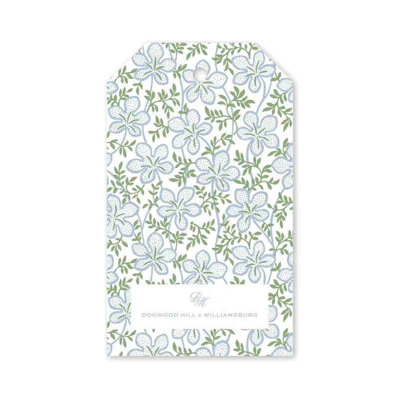 Ghost Blossom Blue Gift Tags Gift Tags & Labels Dogwood Hill 