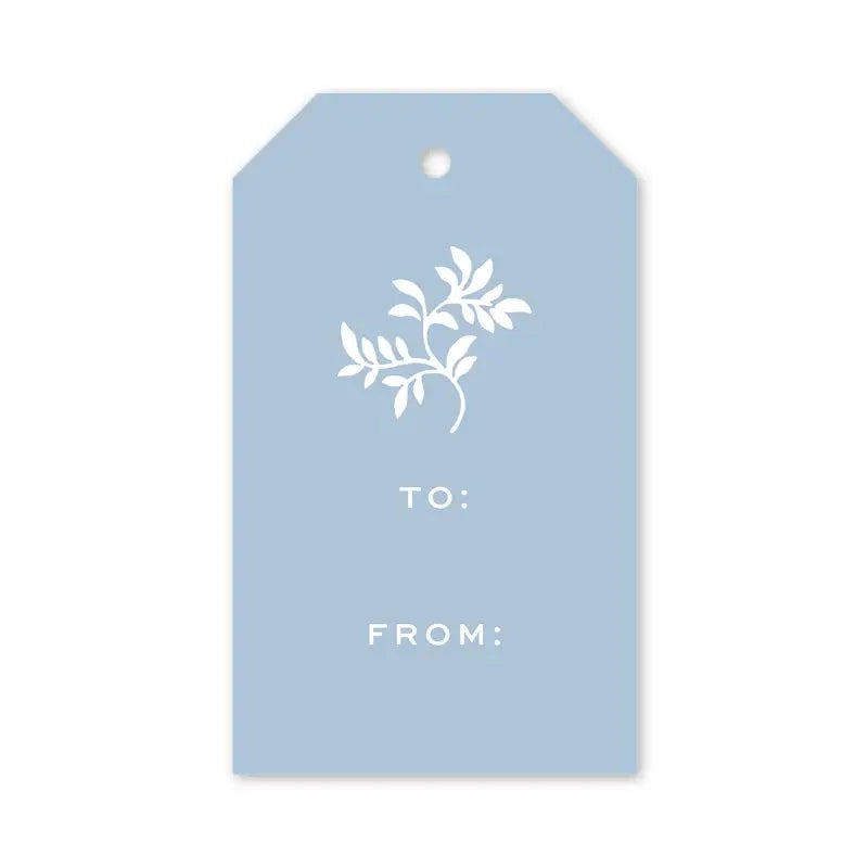 Ghost Blossom Blue Gift Tags Gift Tags & Labels Dogwood Hill 