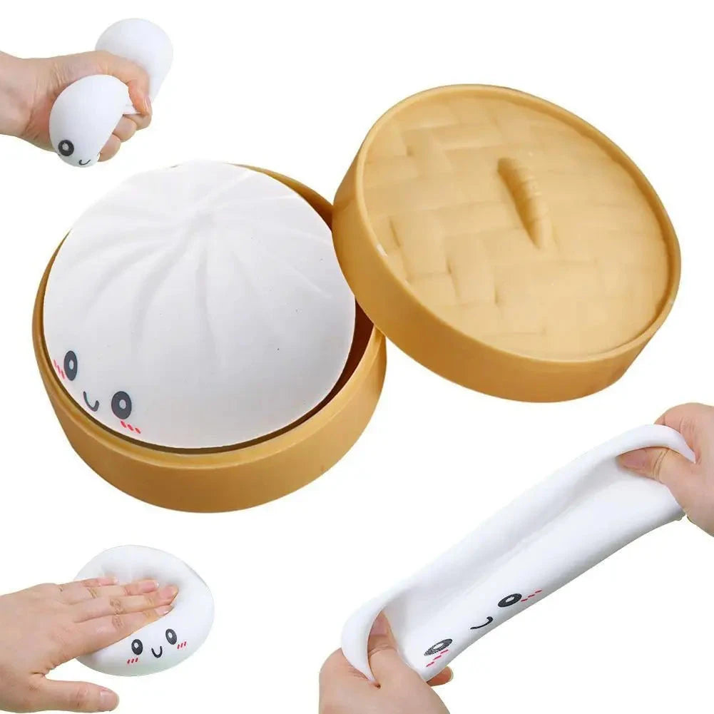 Giant Bao Bun 5.9" × 3.1" Inches Activity Toy Snack'd 