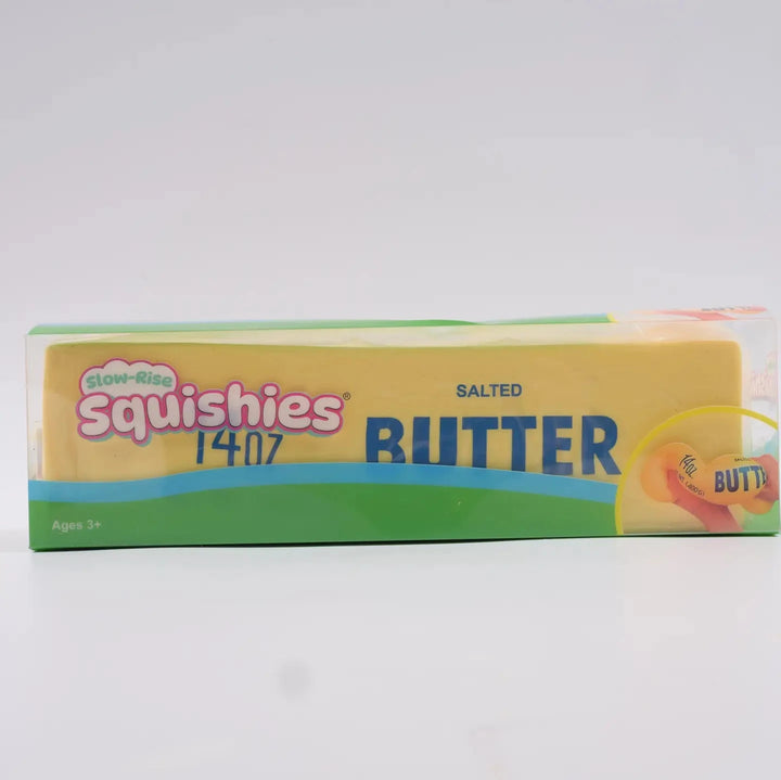 Giant Salted Butter Stick 10" Slow-Rise Squishy Activity Toy Showcase 