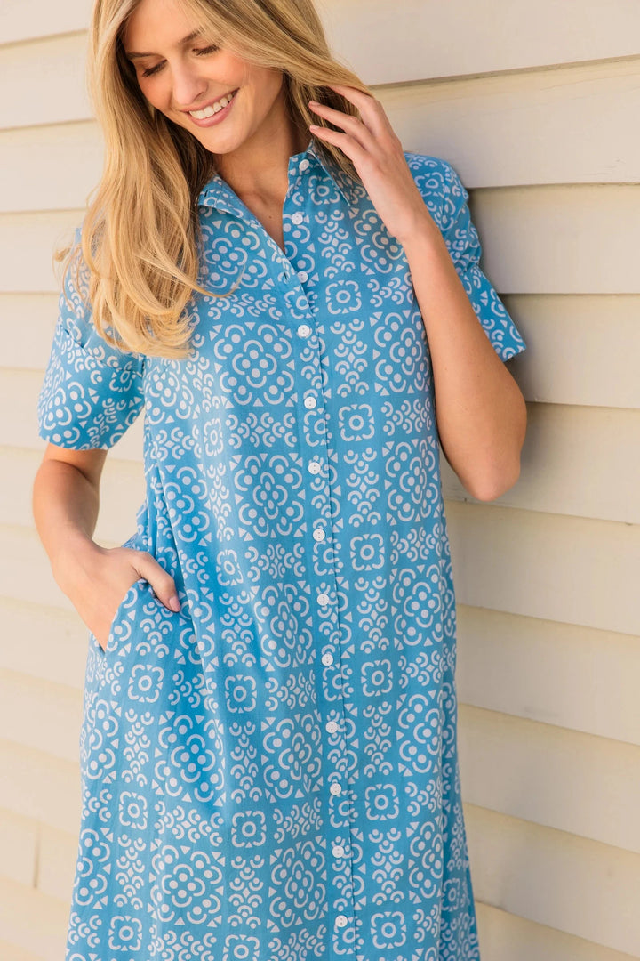 Gibbons Dress - Lanai Tile Womens Dress Livro 