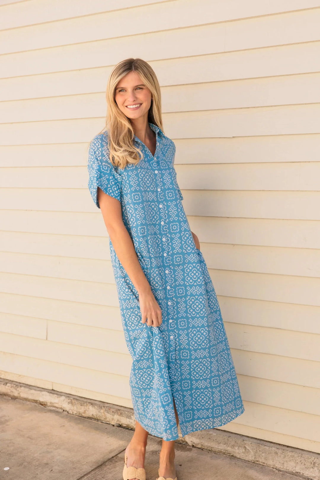 Gibbons Dress - Lanai Tile Womens Dress Livro 