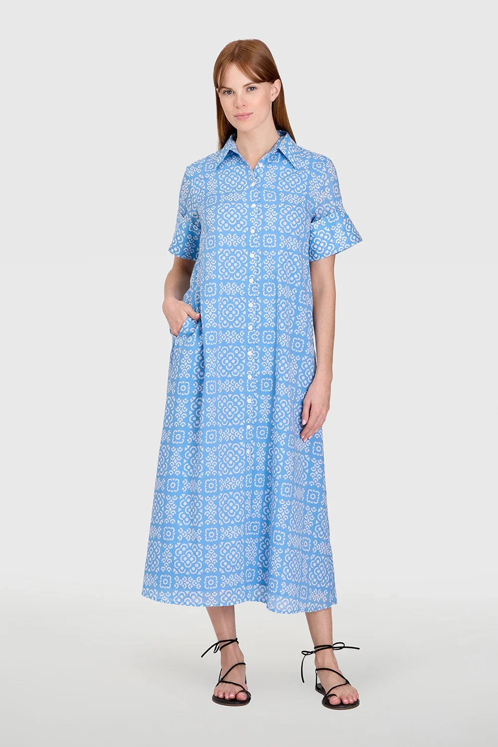 Gibbons Dress - Lanai Tile Womens Dress Livro 