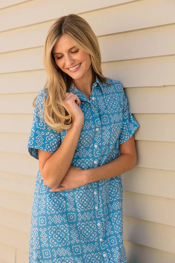Gibbons Dress - Lanai Tile Womens Dress Livro 