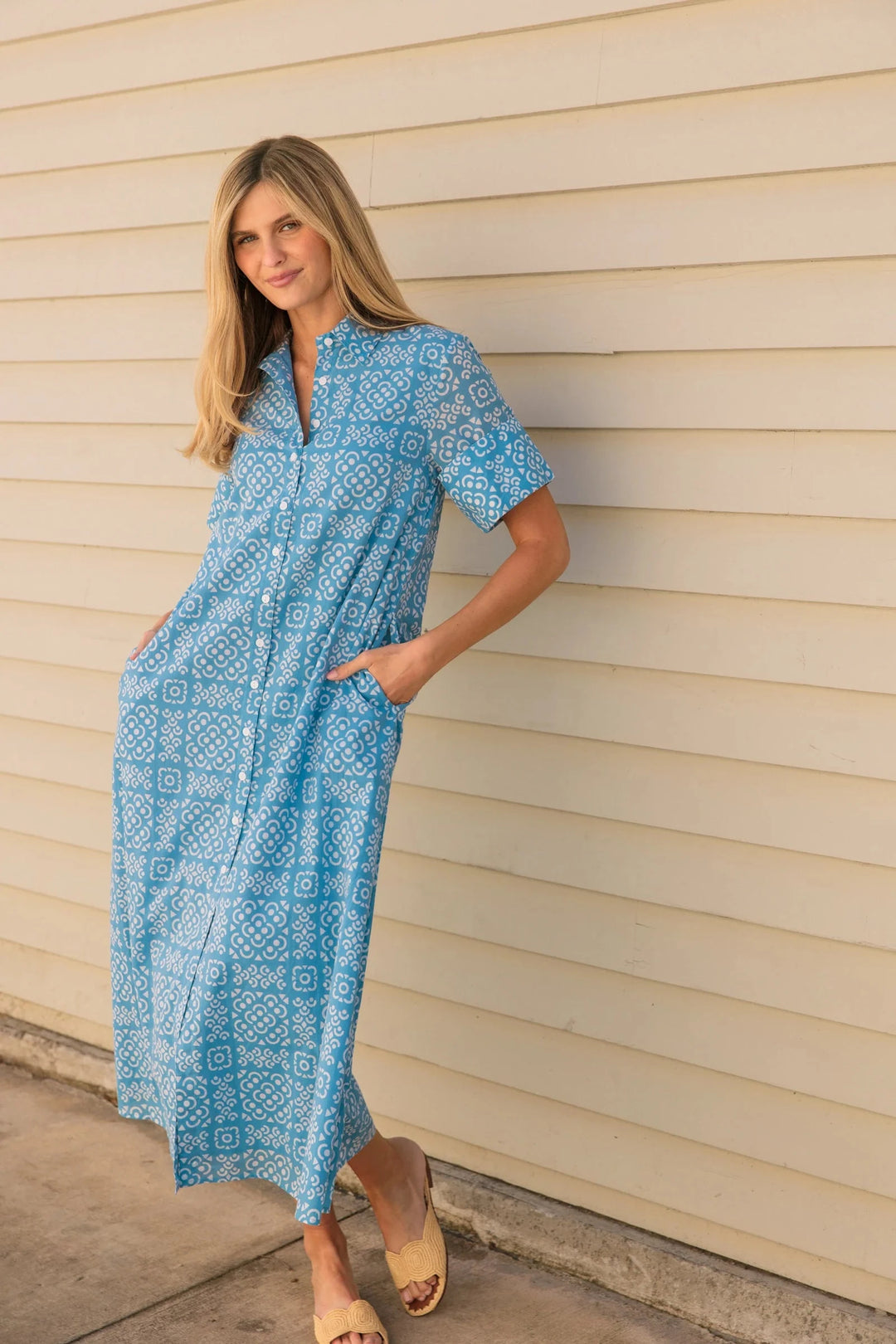 Gibbons Dress - Lanai Tile Womens Dress Livro 