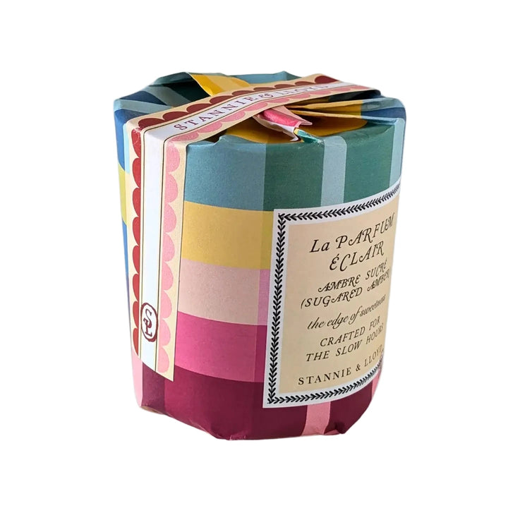 Gift Wrap Candle - Madras Plaid Candle Stannie and Lloyd 