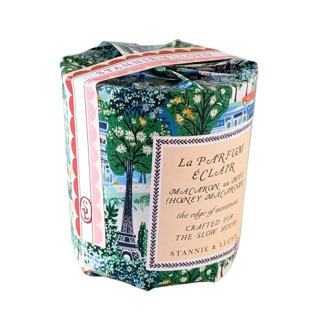 Gift Wrap Candle - Paris Afternoon Candle Stannie and Lloyd 