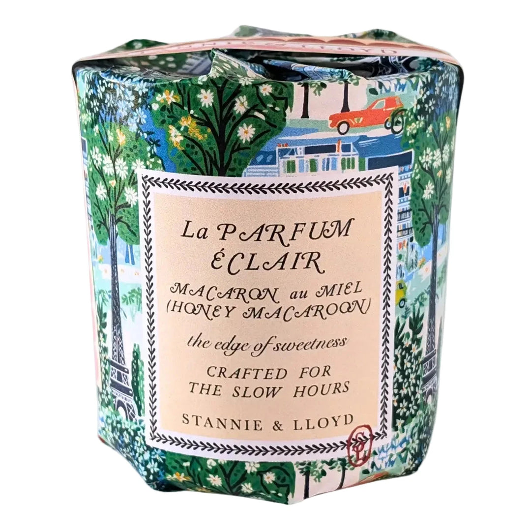 Gift Wrap Candle - Paris Afternoon Candle Stannie and Lloyd 