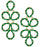 Ginger Bamboo Earrings - Hunter Green Womens Earrings Lisi Lerch 