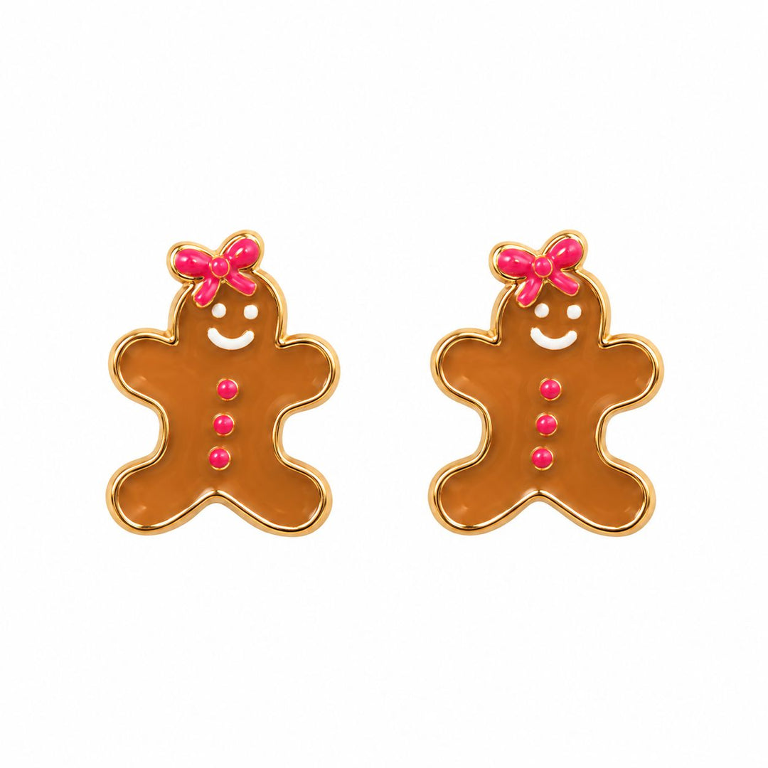 Gingerbread Gals Earrings Girl Earrings Michelle McDowell 