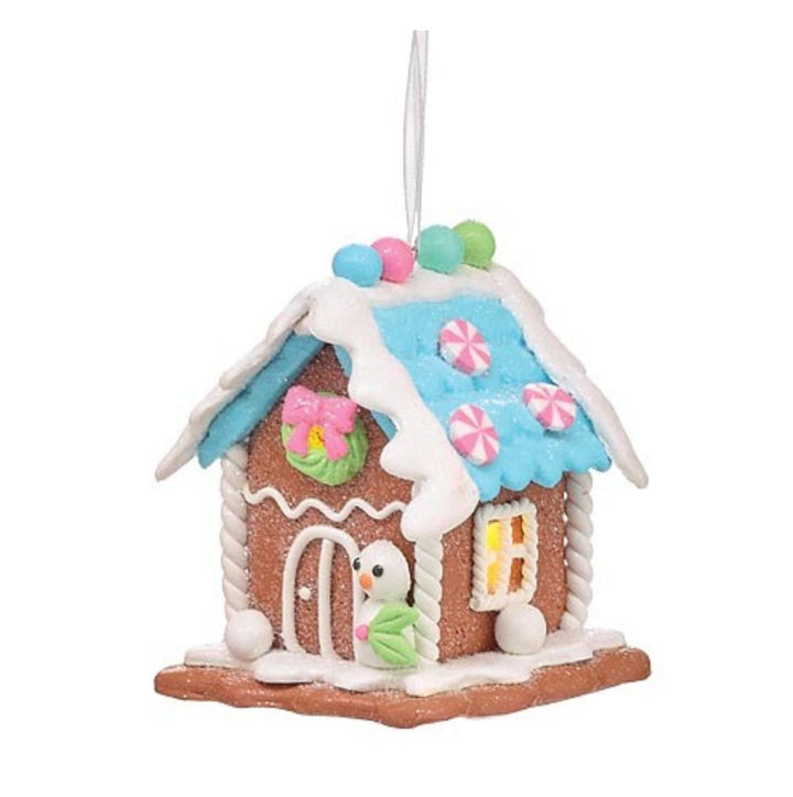Gingerbread House Ornaments Ornament Burton and Burton Blue and Brown 